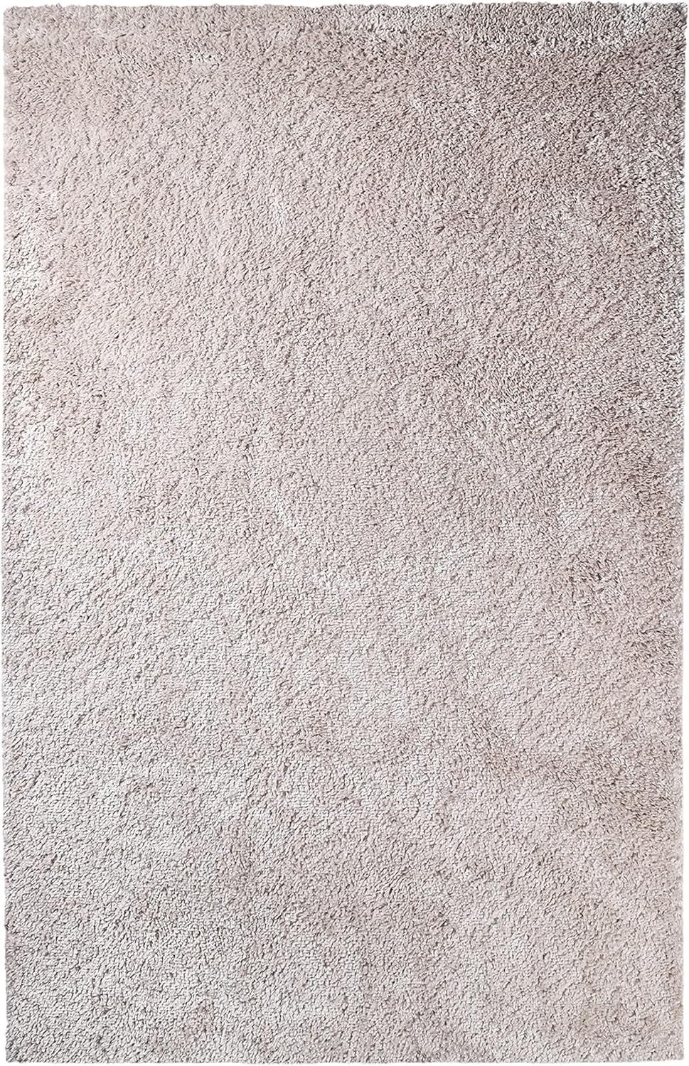 Superior Indoor Large Shag Area Rug with Cotton Backing, Ultra Plush and Soft, Fuzzy Rugs for Living Room, Bedroom, Office, Playroom, Kids, Home Floor Decor, Berlin Collection, 4' X 6', Beige