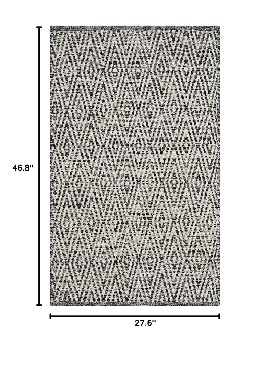 Ivy Hill Hand Woven Cotton Geometric Rug