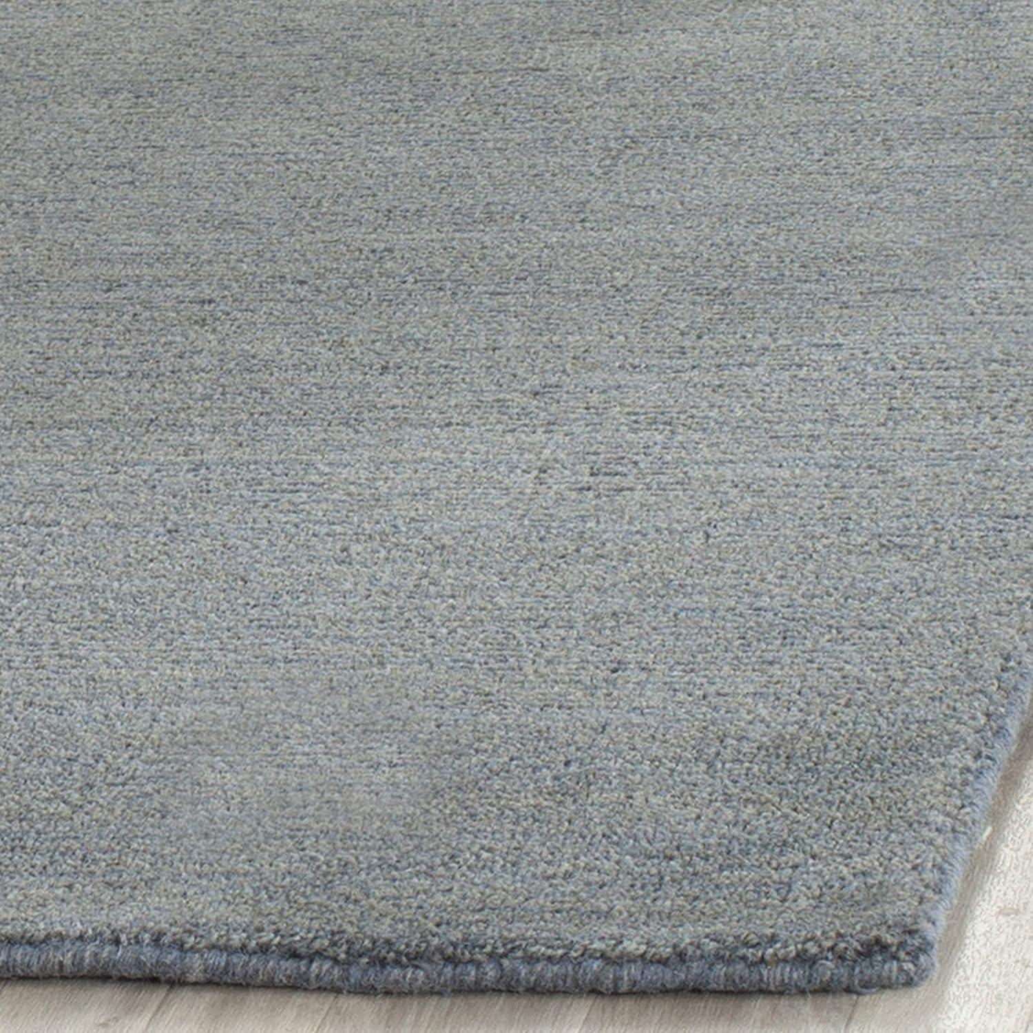 SAFAVIEH Himalaya Dawa Solid Area Rug, Blue, 3' x 5'