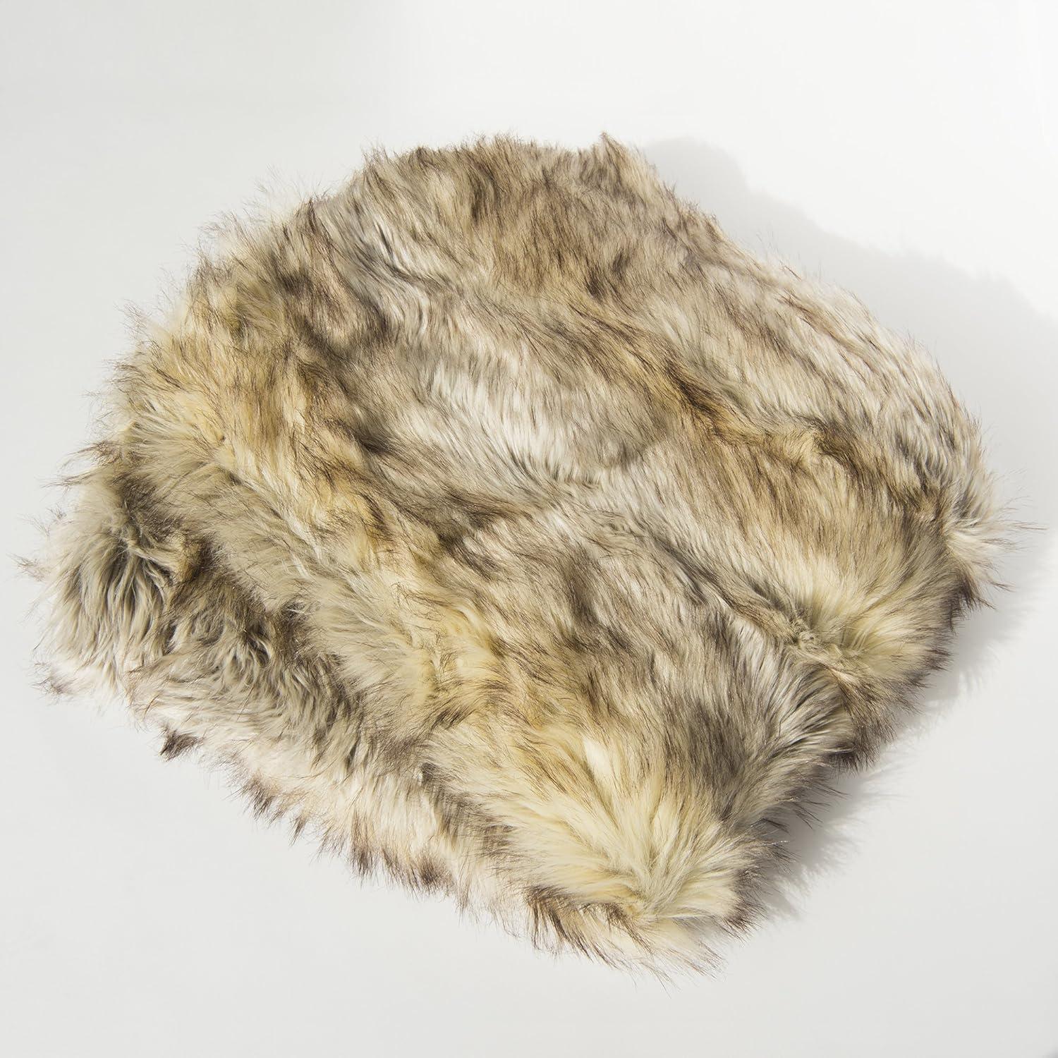Faux Fur Throw