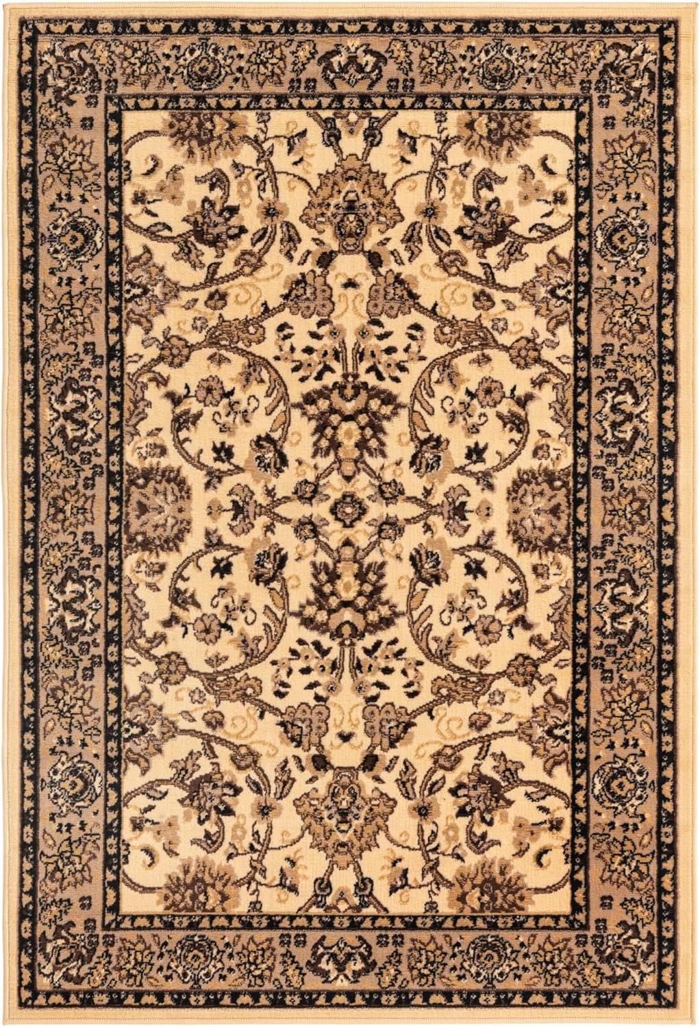 Unique Loom Sialk Hill Washington Floral Indoor Woven Area Rug