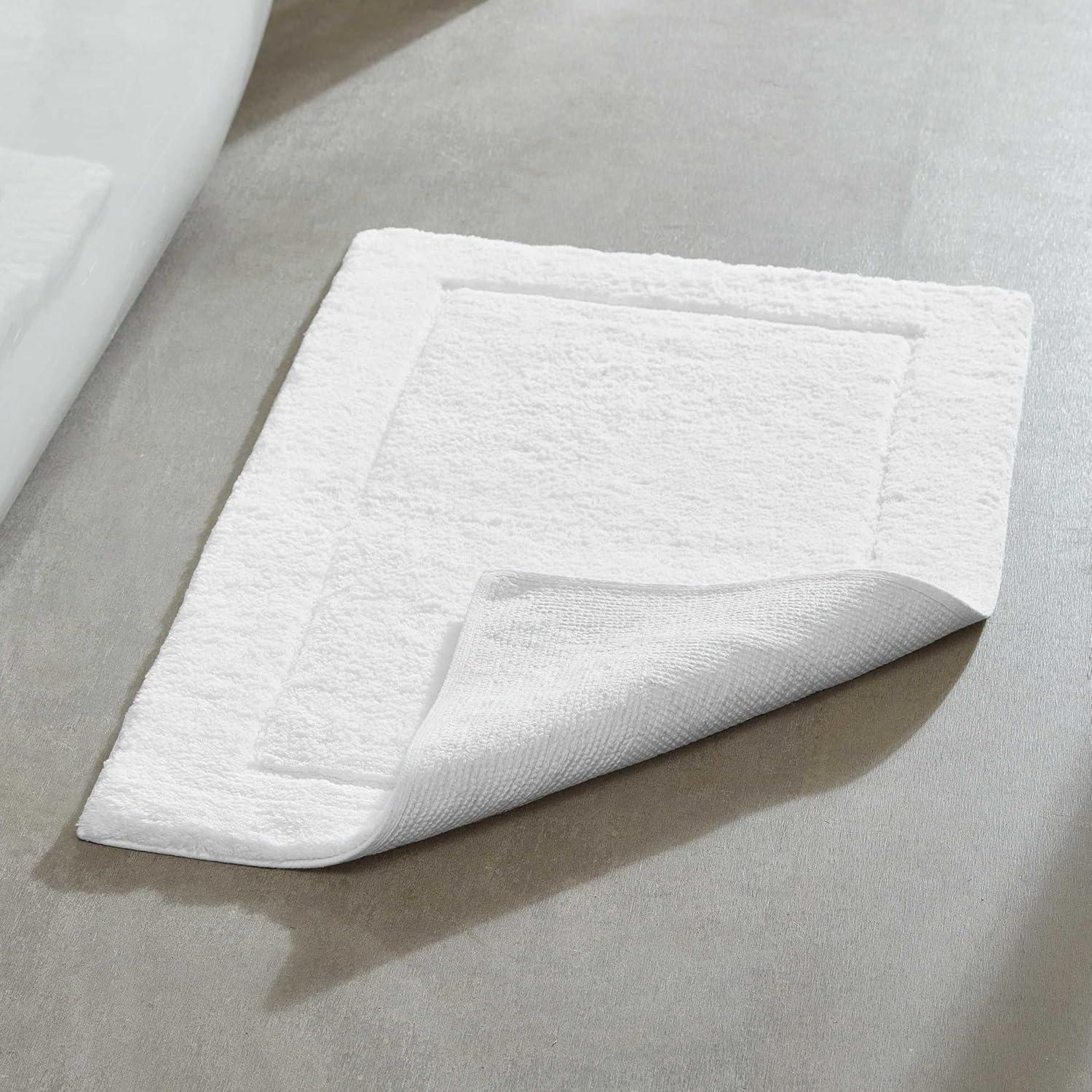 Calvin Klein - Bath Rug Set, Soft & Absorbent Cotton Bath Mats, Modern Bathroom Essentials (Essence White, 2-Piece)