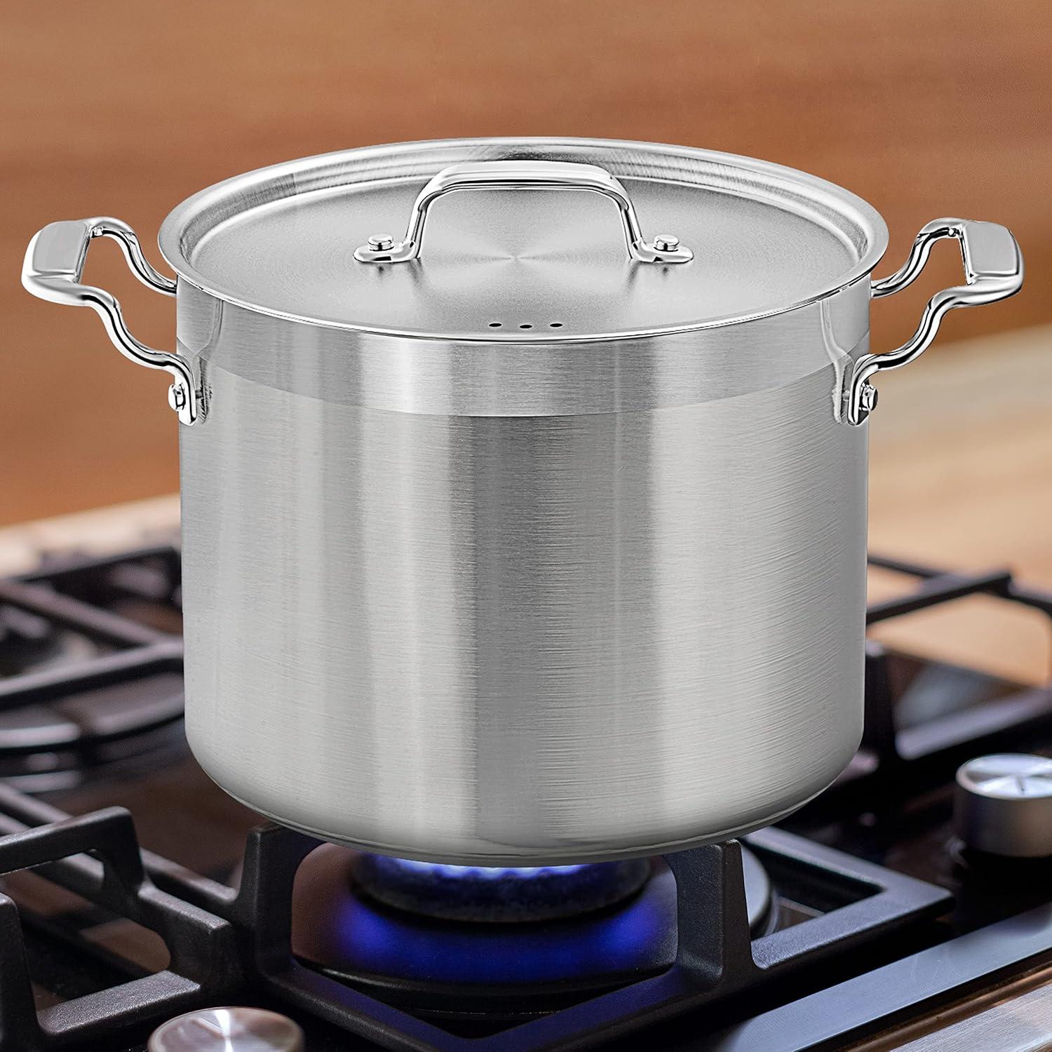 NutriChef Stainless Steel Stock Pot