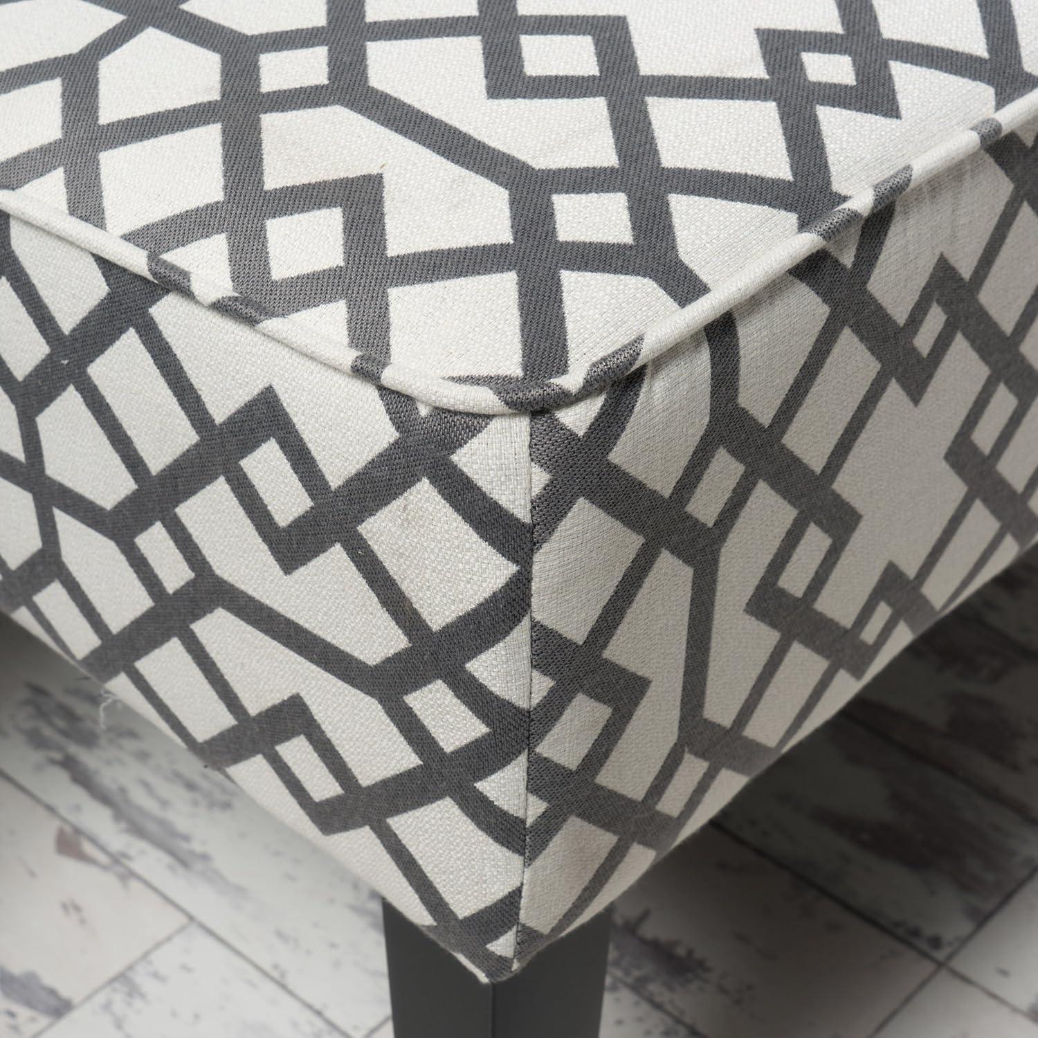 Dejon Loveseat Gray Pattern - Christopher Knight Home: Transitional Style, Polyester Upholstery, Spot Clean