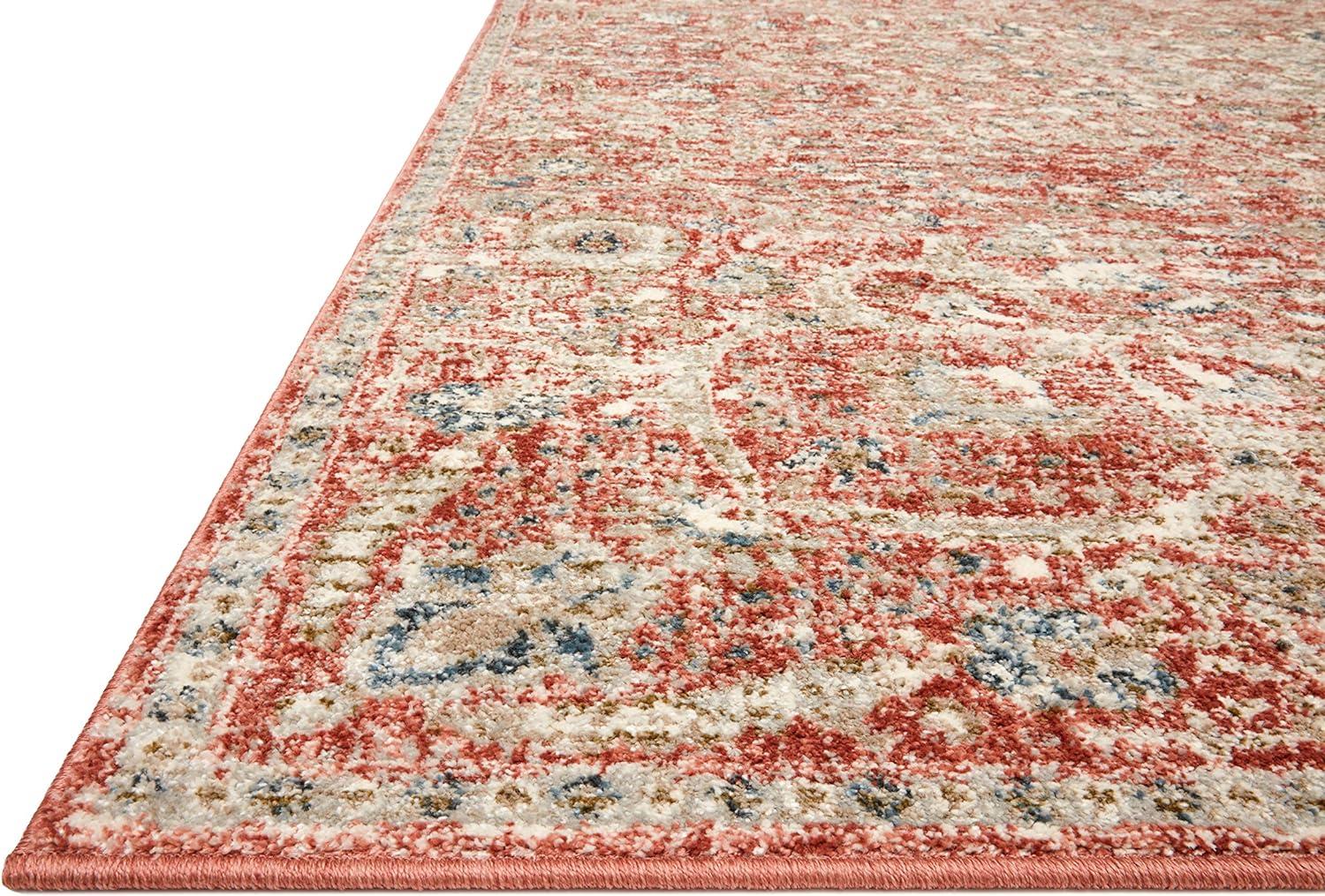 Loloi II Saban SAB-02 Oriental Rust / Beige Area Rug 5'-3" x 7'-6"