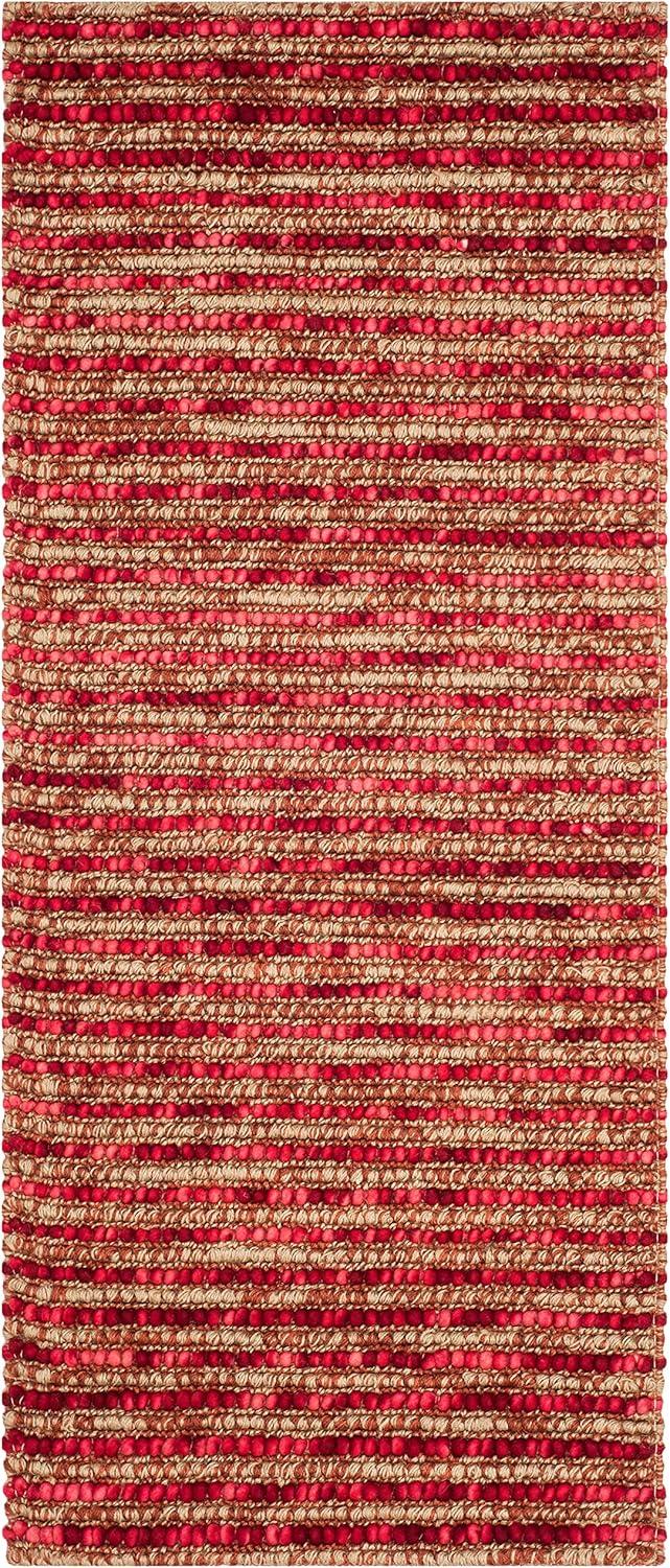Bohemian BOH525 Hand Woven Runner Rug - Red/Multi - 2'6"x6' - Safavieh.