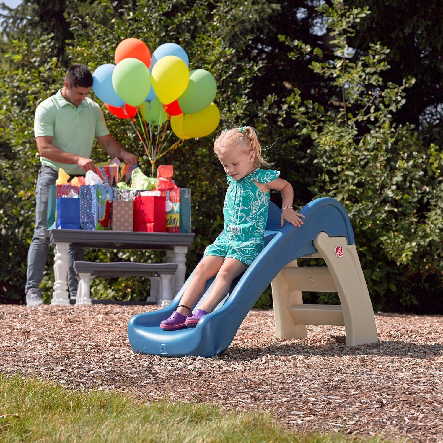 Step2 Step2 Play and Fold Jr. Slide and Outdoor Climber for Toddlers