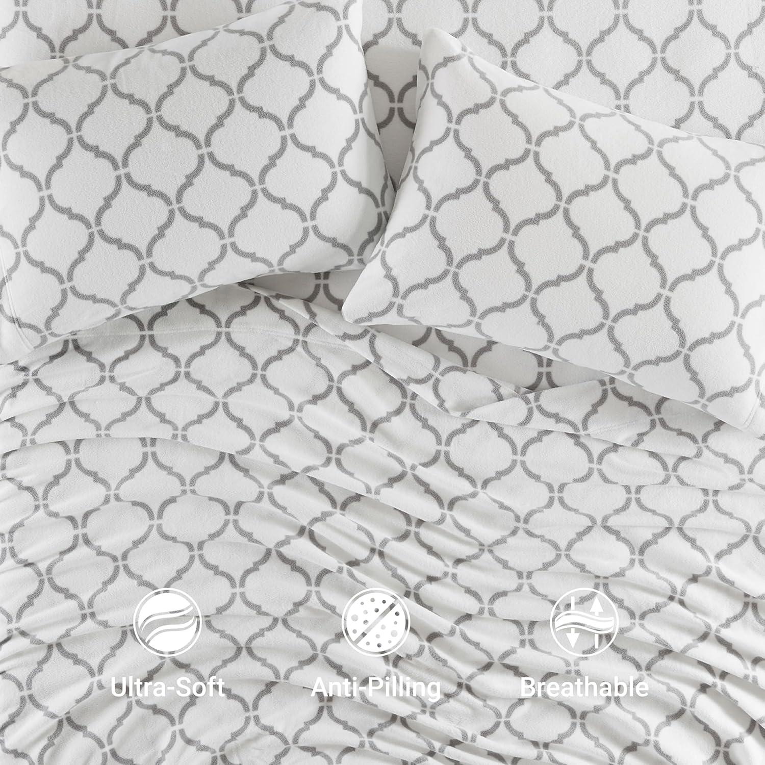 Madison Park Micro Fleece Sheet Set