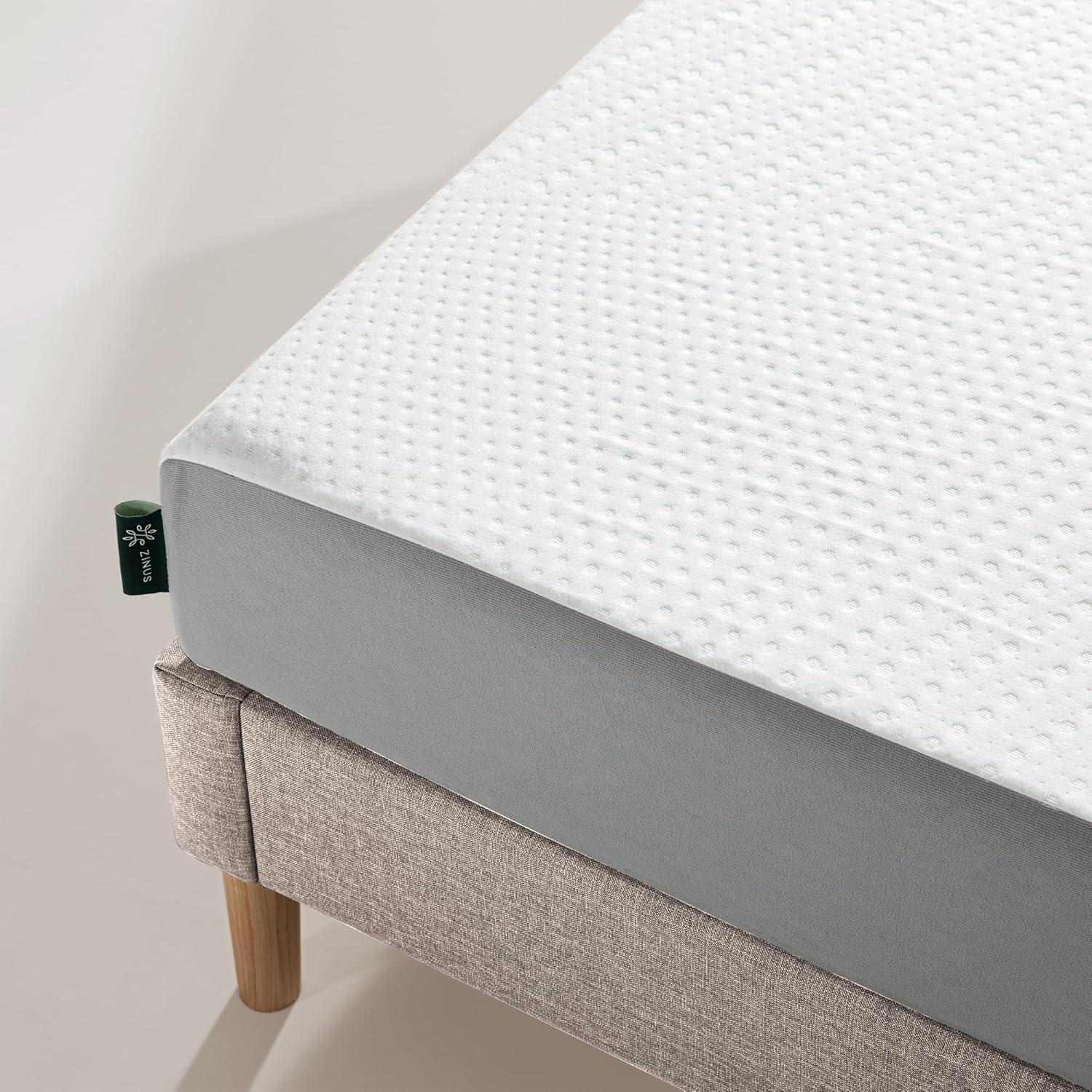 Twin White Cooling Essential Memory Foam Mattress