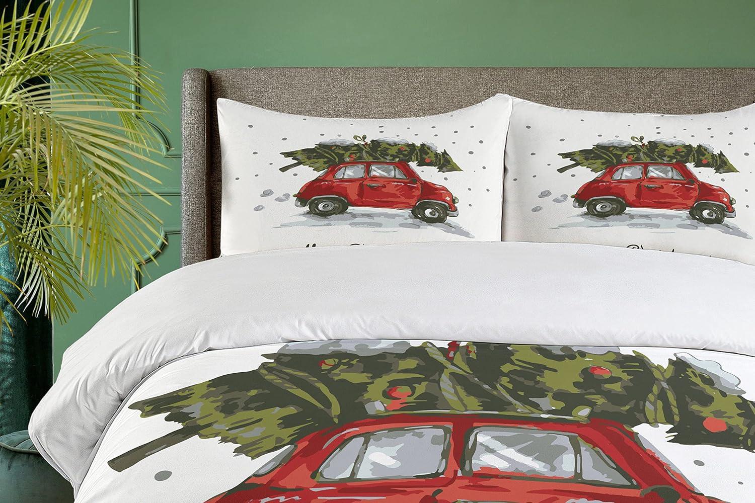 Christmas Traditional Duvet Cover Set