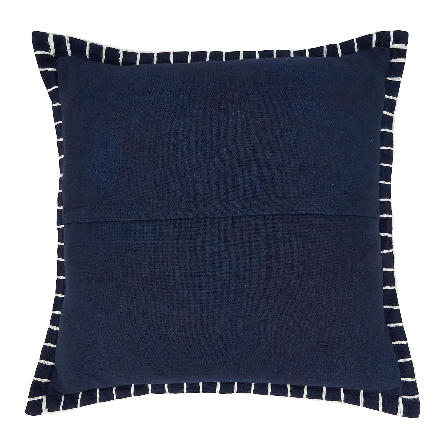 Saro Persephone Collection Cotton Throw Pillow