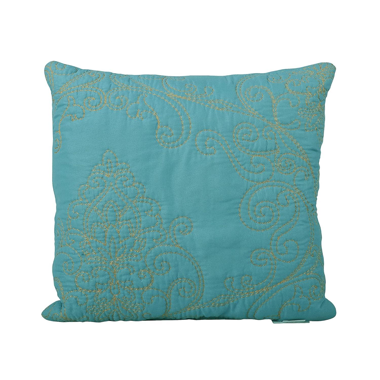 Home Soft Things 4 Piece Damask Embroidery Bedspread Set