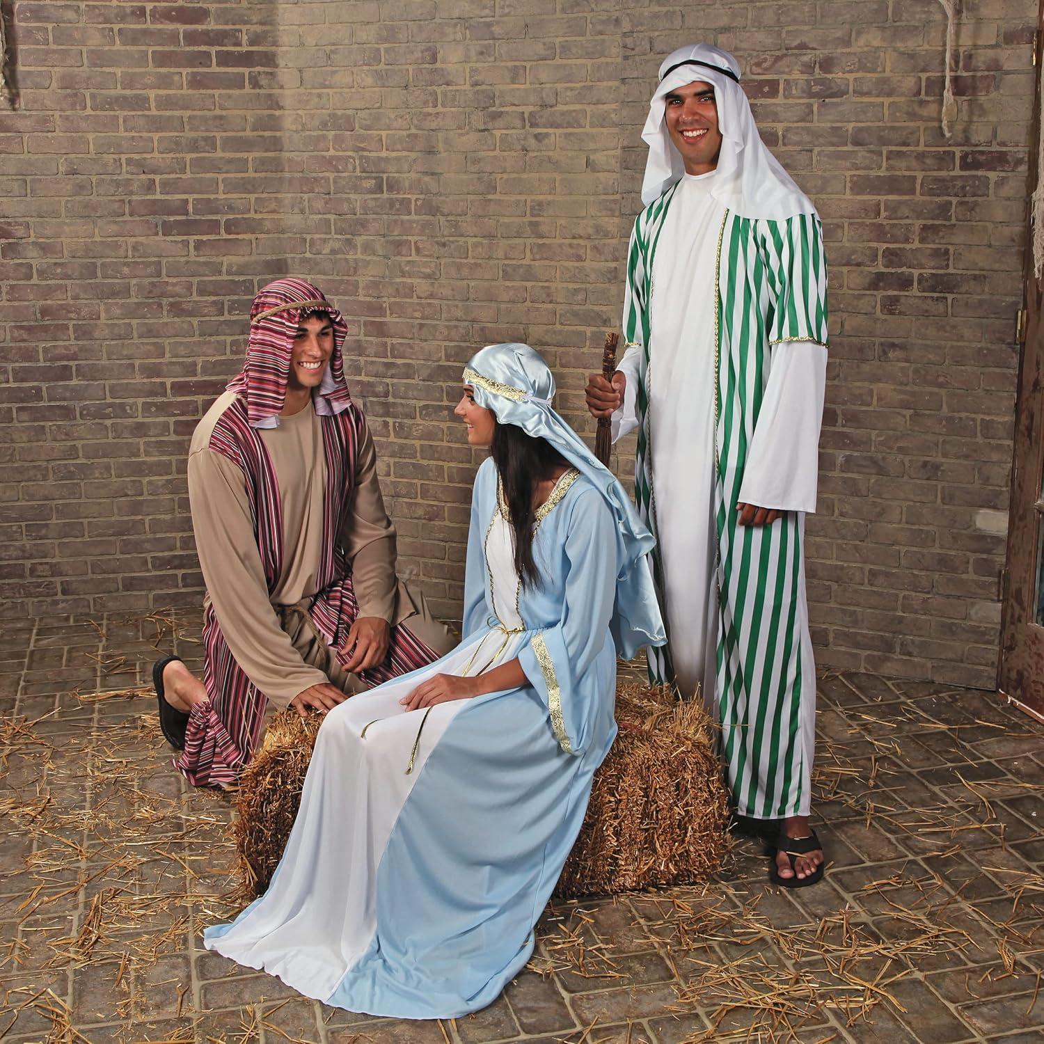 Deluxe Adult Joseph Costume - Apparel Accessories - 3 Pieces