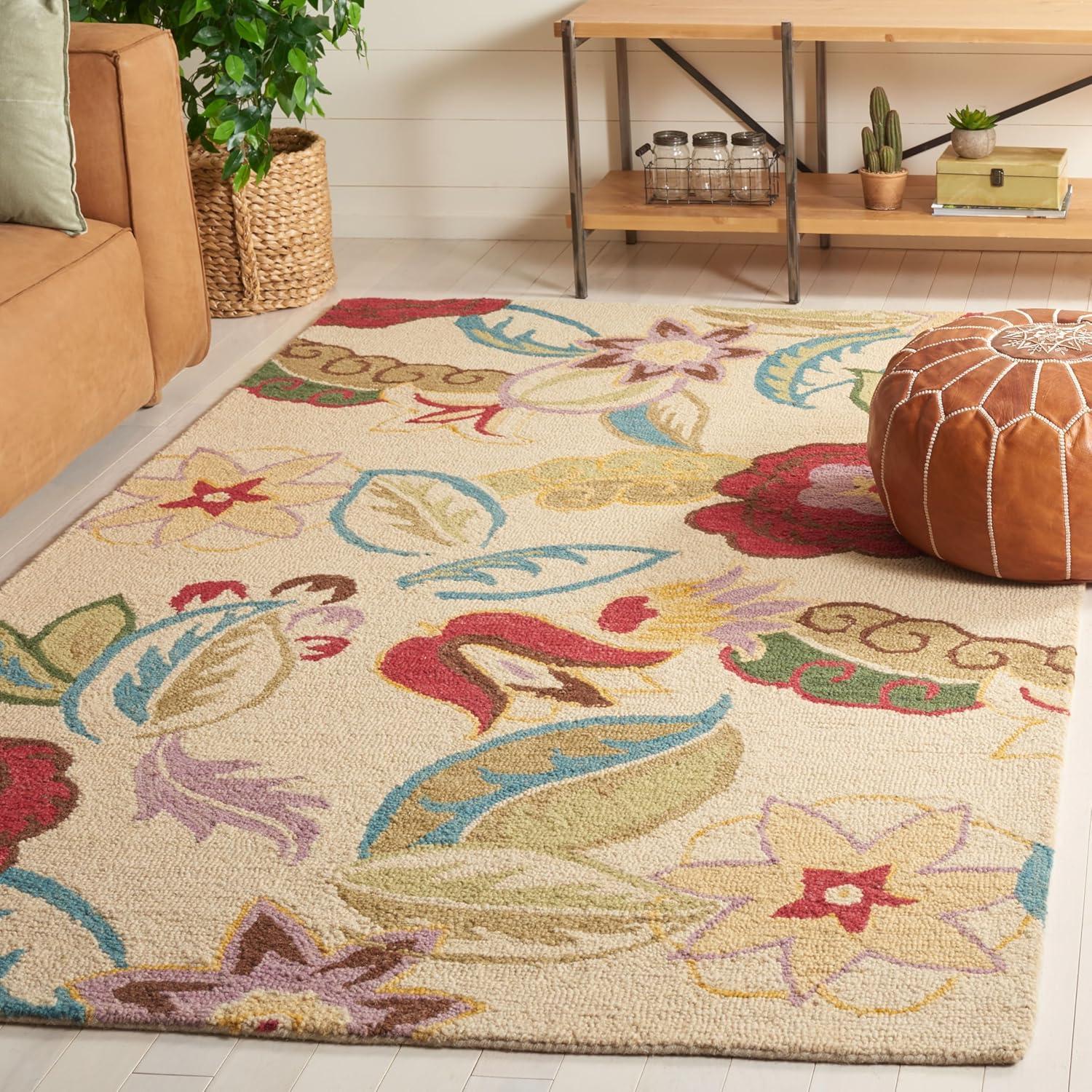 Blossom BLM671 Hand Hooked Area Rug  - Safavieh