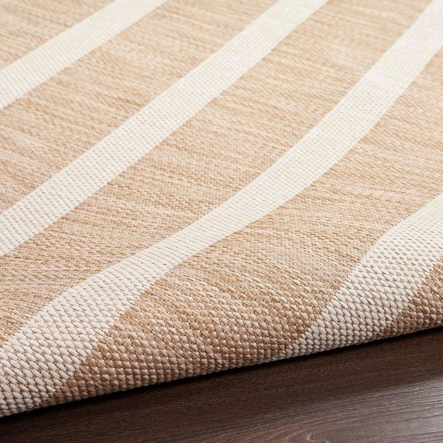 Nourison Positano Modern Stripes Flatweave Outdoor Rug