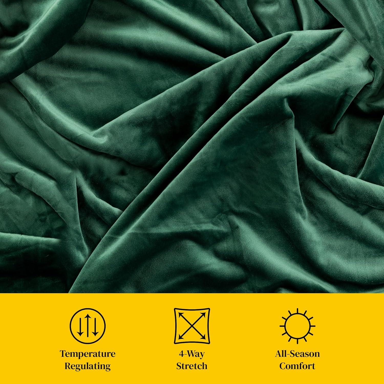 Big Blanket Co Original Stretch Forest | Extra Large Blanket | 100 Square Feet | Soft, Giant Blanket That Fits The Whole Family | The Biggest, Best Blanket of 2025