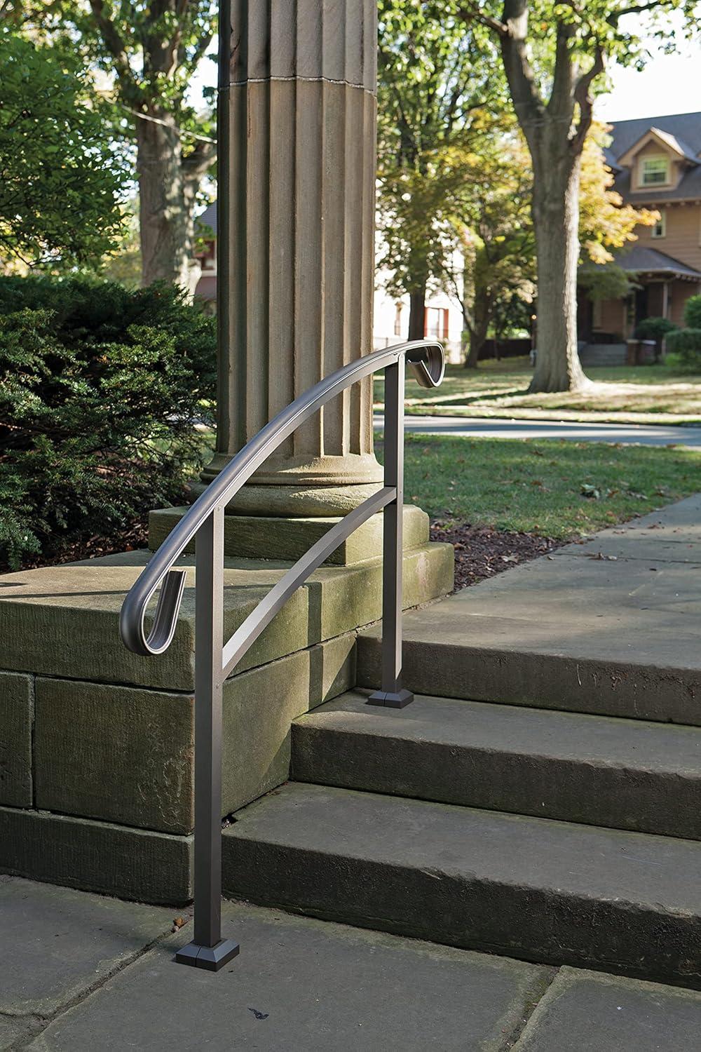 Barrette Outdoor Living Handirail 4-Step Aluminum Rail Kit
