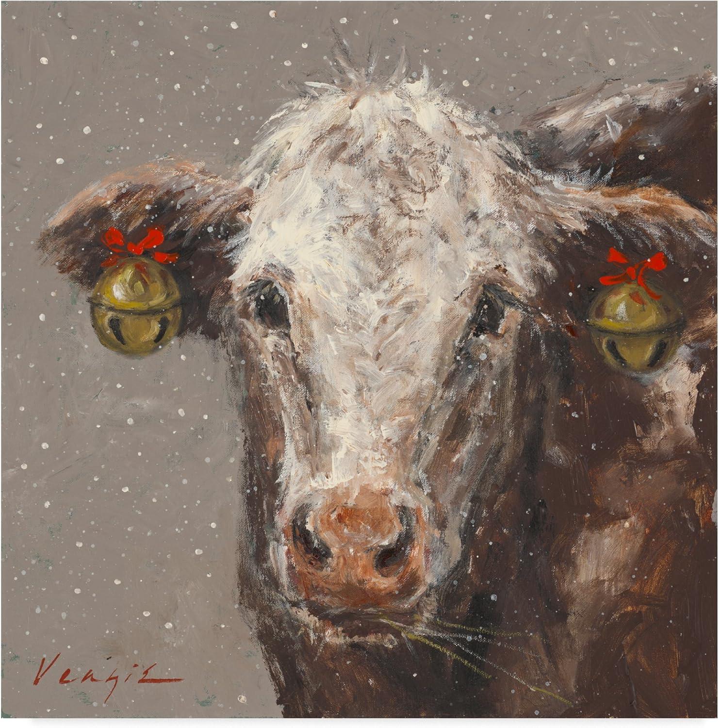 Mary Miller Veazie " Patty The Brown Christmas Cow " by Mary Miller Veazie