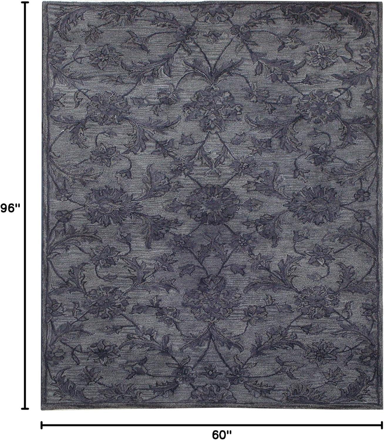 Antiquity AT824 Hand Tufted Indoor Area Rug - Grey/Multi - 5'x8' - Safavieh