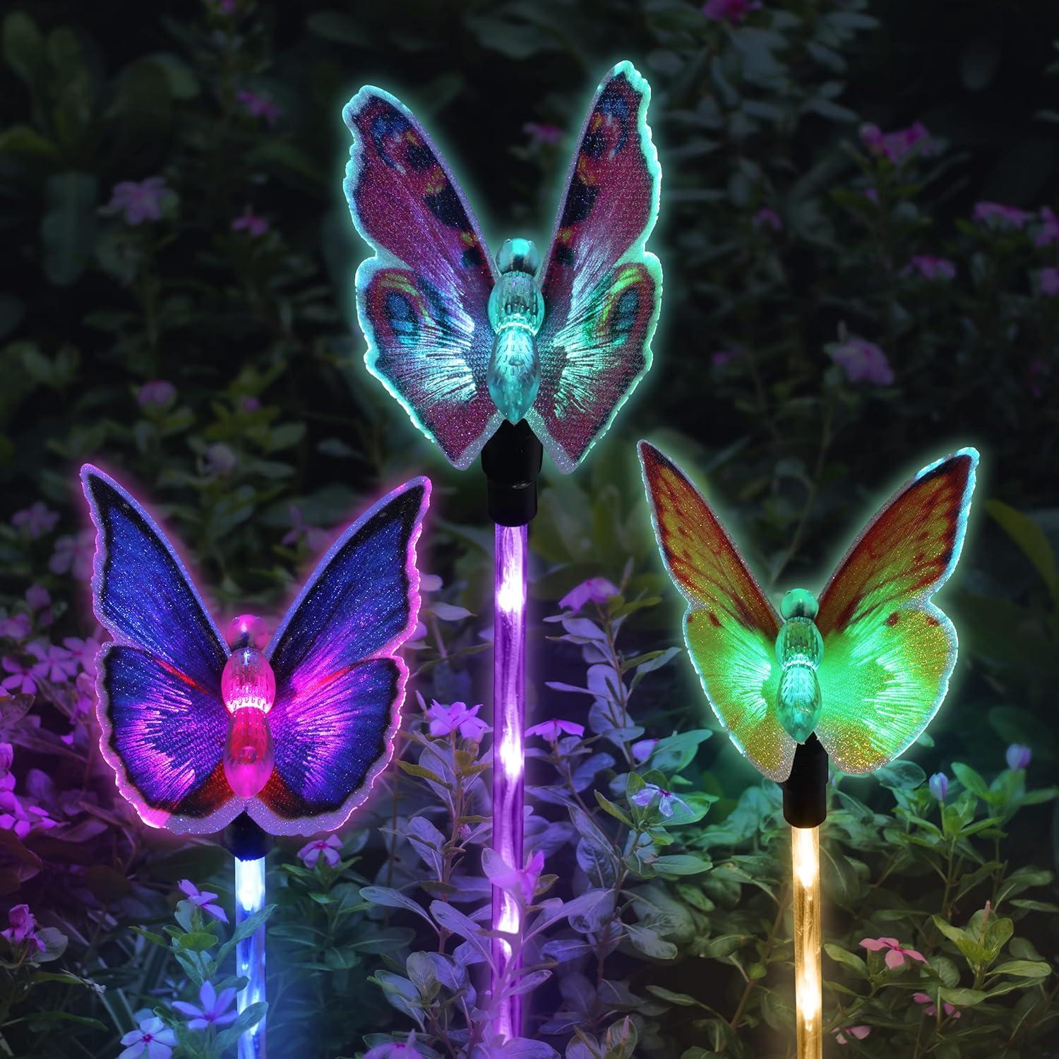 Plastic Insects Garden Stake (Set of 3)