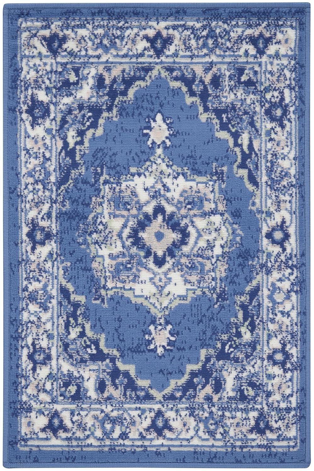 Nourison Whimsicle WHS03 Indoor only Area Rug - Navy 2' x 3'