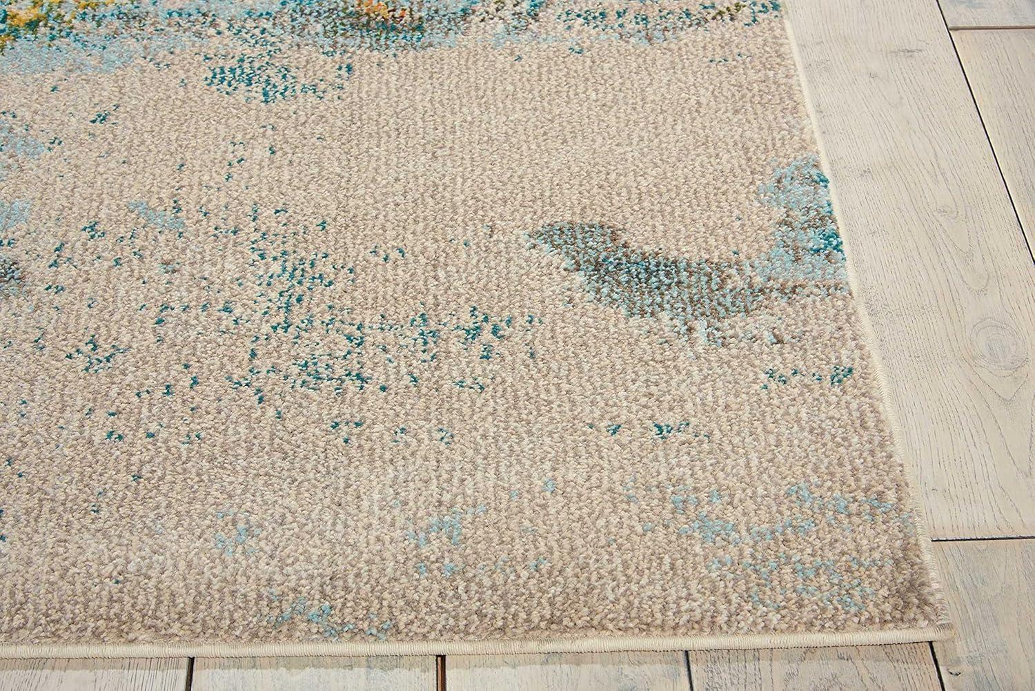 Nourison Celestial CES02 Sealife Indoor Area Rug 3'11" x 5'11"