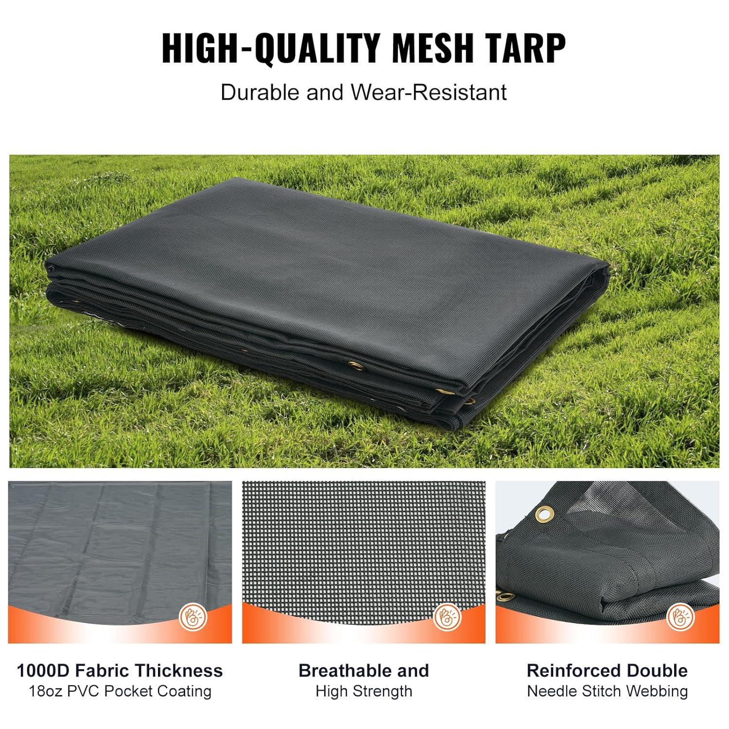 VEVOR 1'' Polyester Cover Retractable Trailer Awning