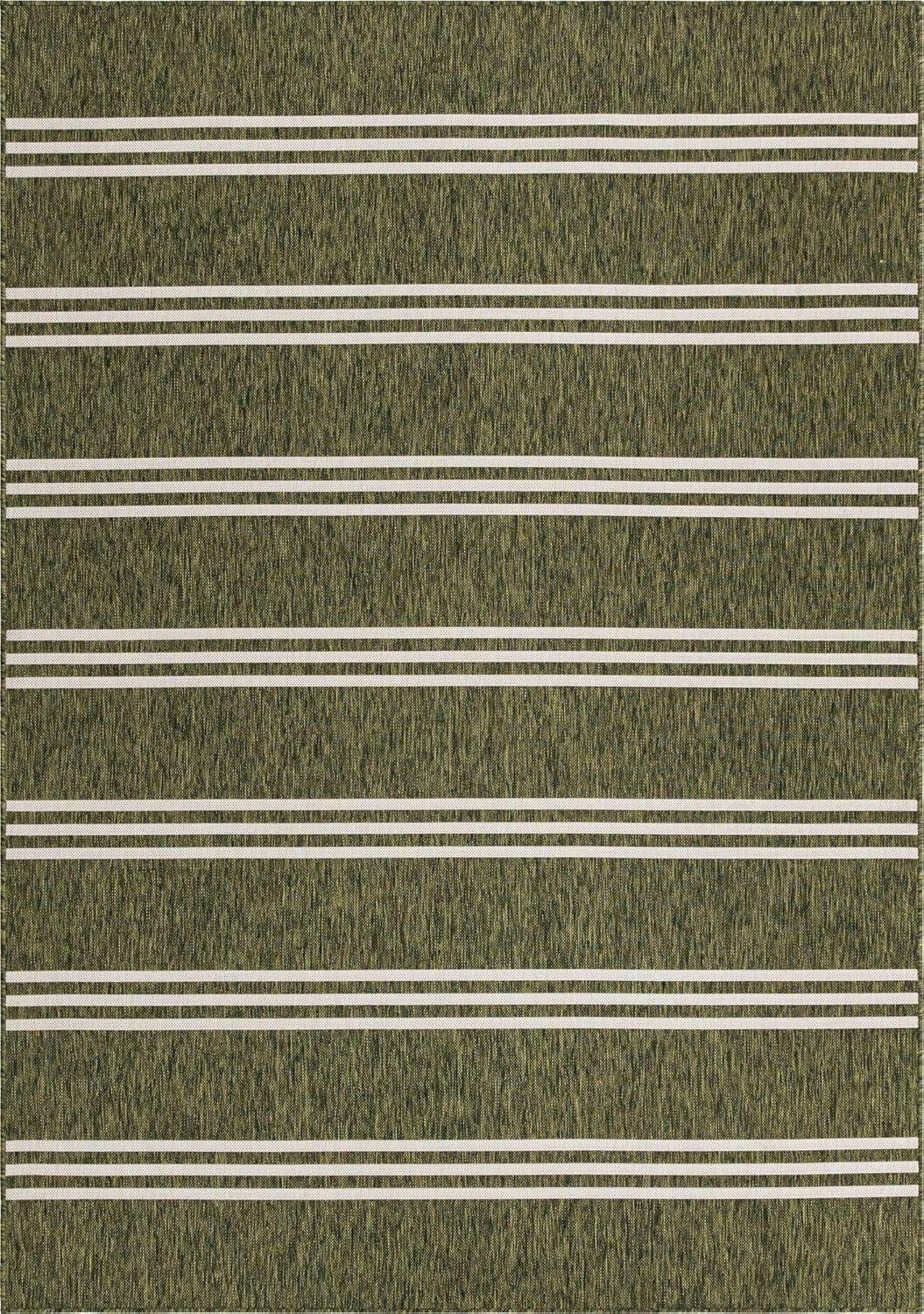 Jill Zarin Outdoor Anguilla Striped Woven Area Rug