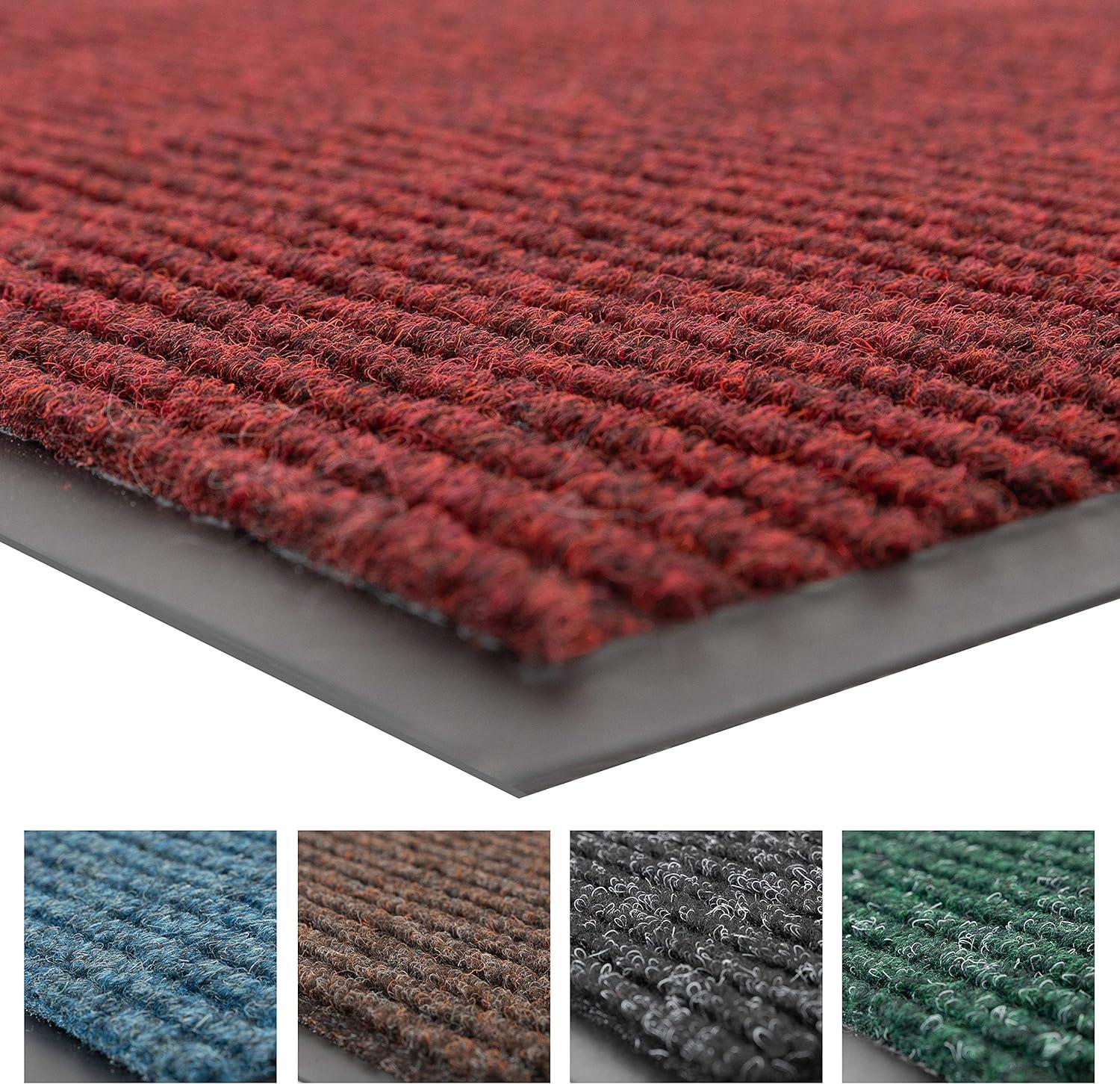 Notrax - 109S0034RB 109 Brush Step Entrance Mat, for Home or Office, 3' X 4' Red/Black 3' Width x 4' Length Red/Black Mat