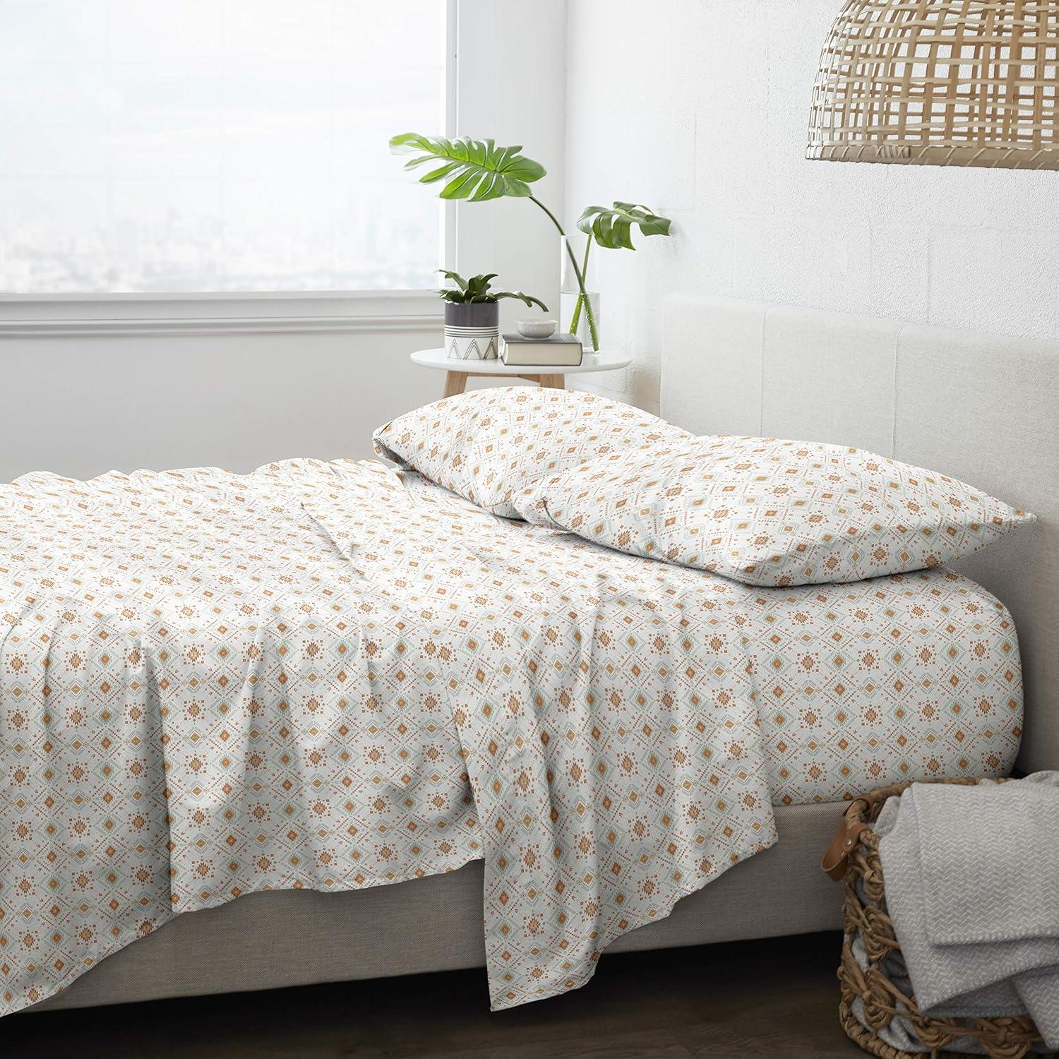 Home Aztec Dreams Pattern Microfiber Sheet Set
