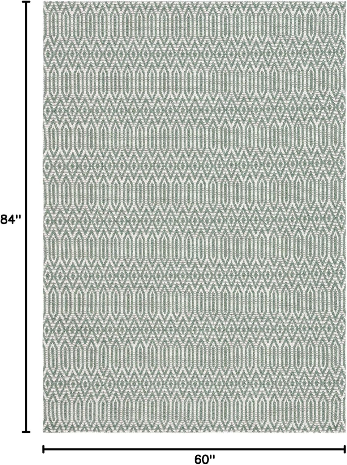 Martha Stewart Rugs Martha Stewart 405 100% Cotton Geometric Rug