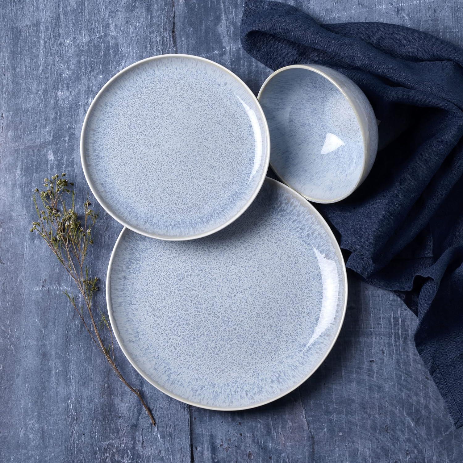 Barrett 12-Piece Stoneware Dinnerware Set, Service for 4