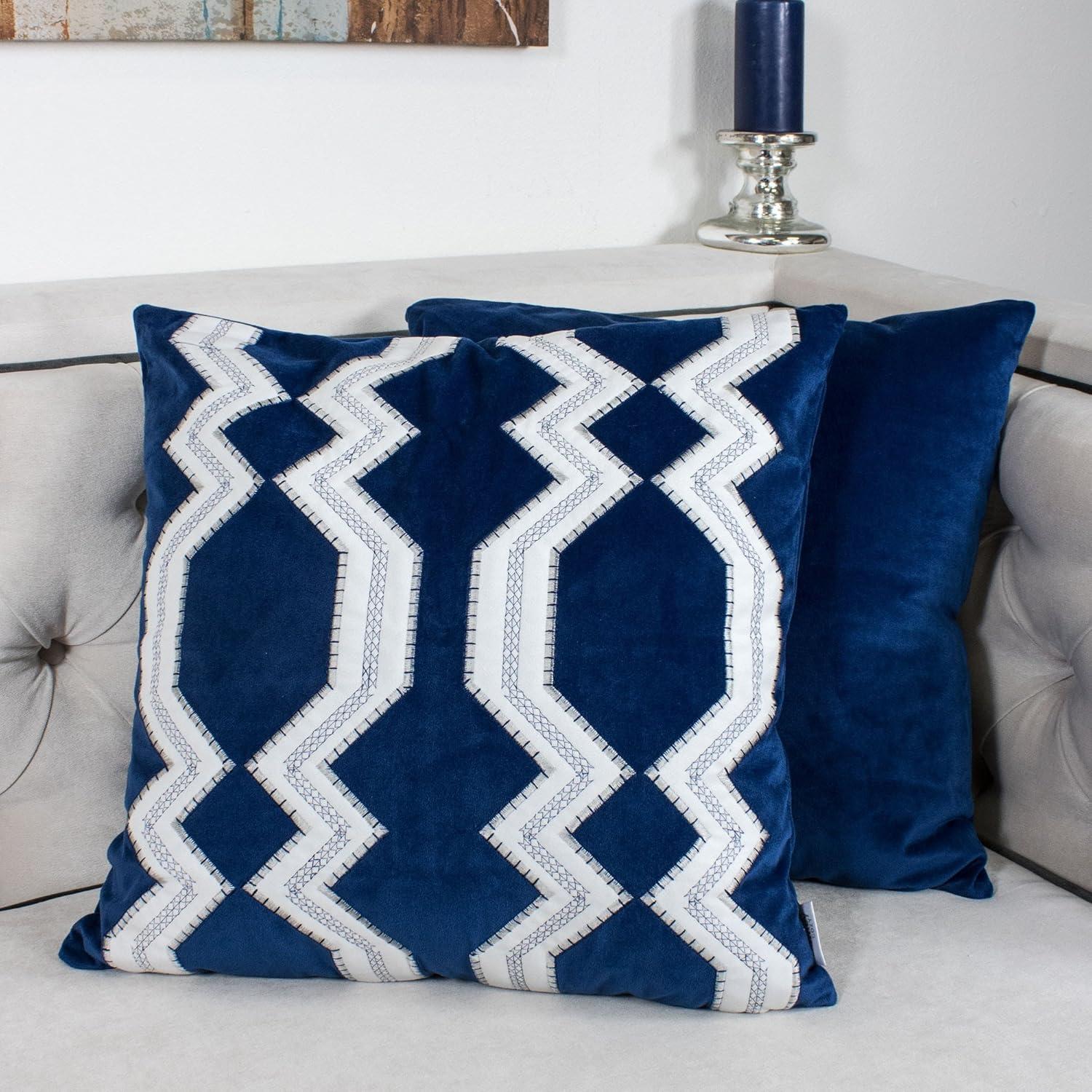 Stanislas Geometric Silk Throw Pillow