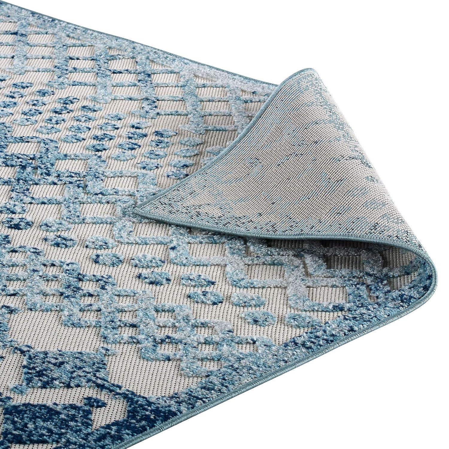 Modway Modway Coronado Distressed Diamond Outdoor Area Rug by Havenside Home