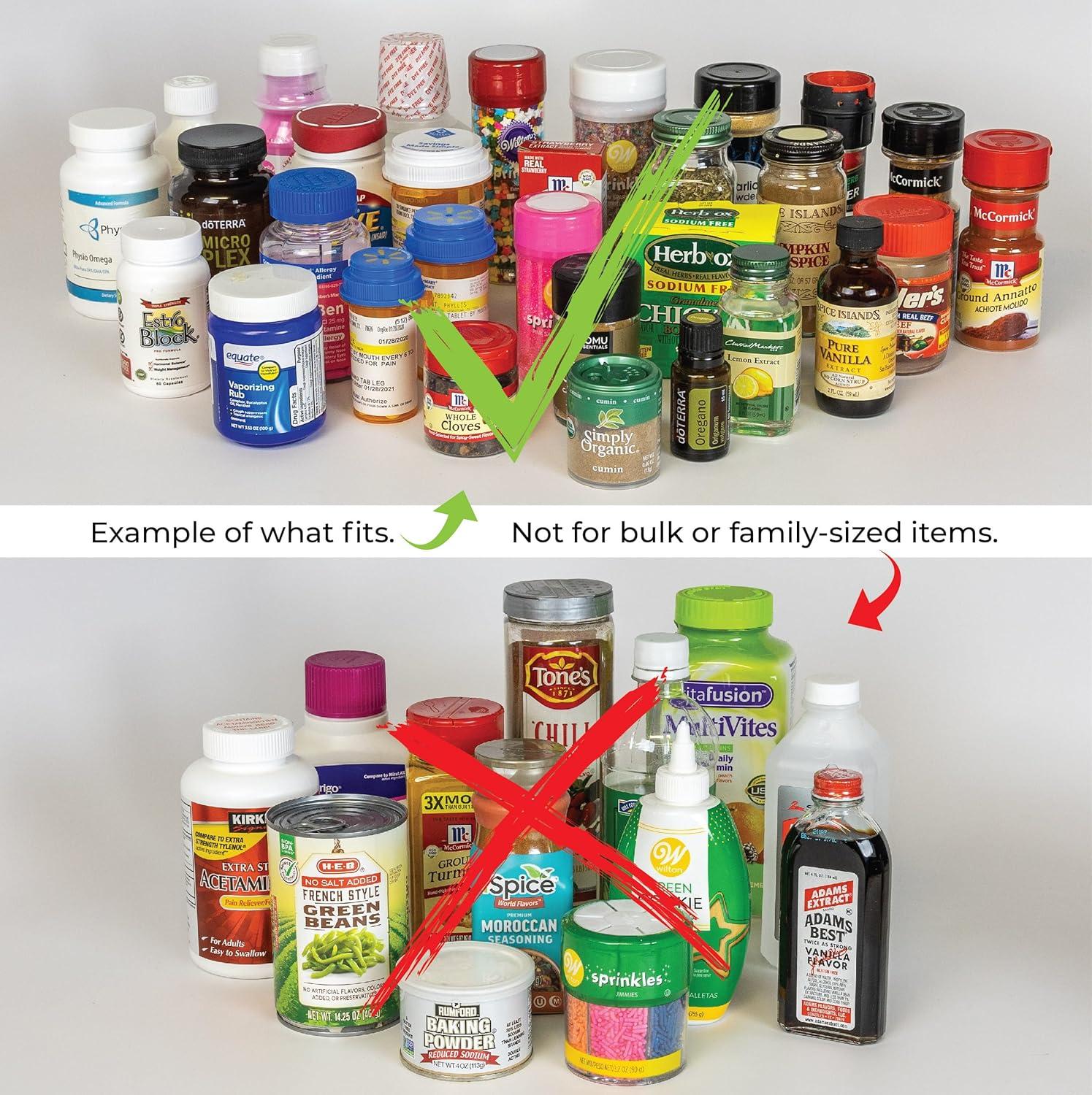 Cabinet Caddy Freestanding Spice Rack