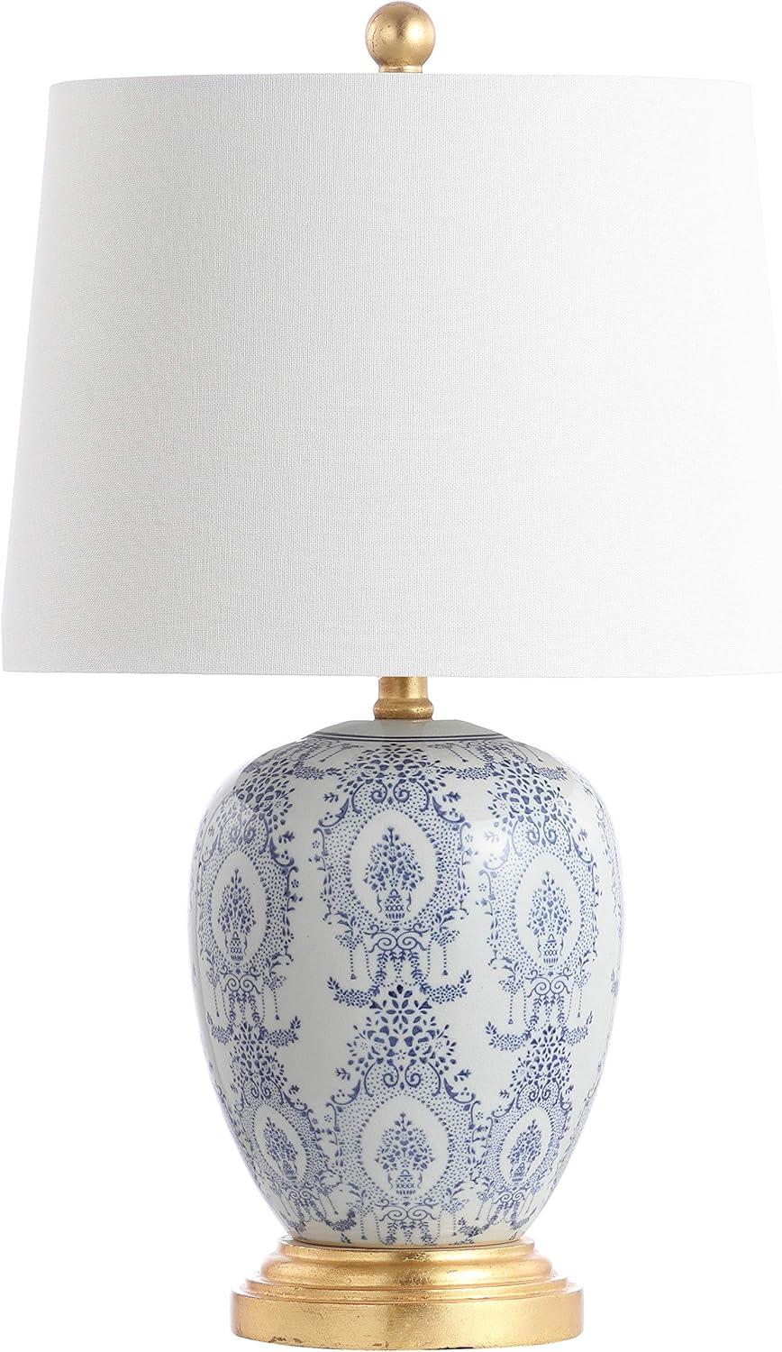 Kalel Table Lamp (Set of 2) - Blue/White - Safavieh.