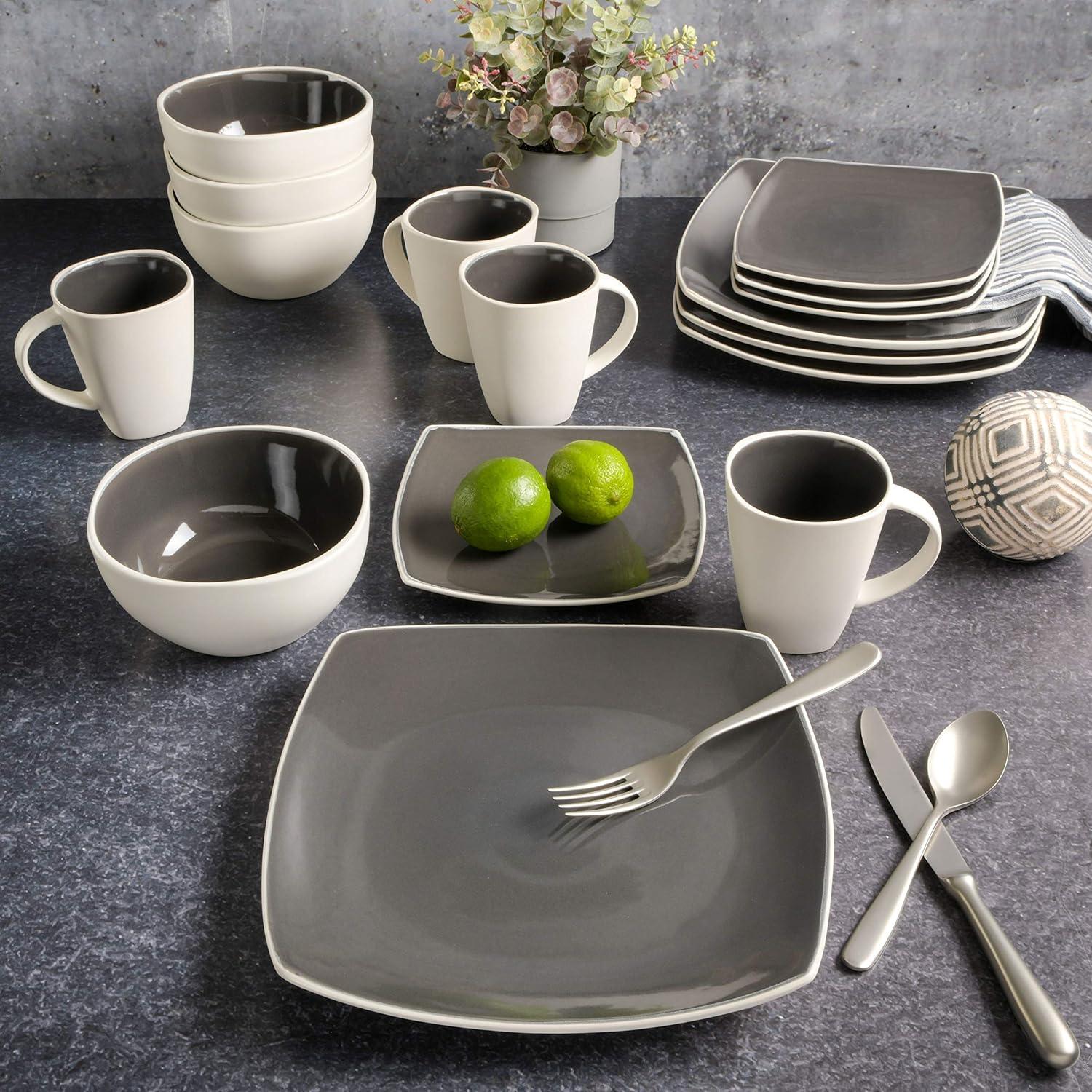 Gibson Ivy Bronx  Stoneware Dinnerware - Service for 4