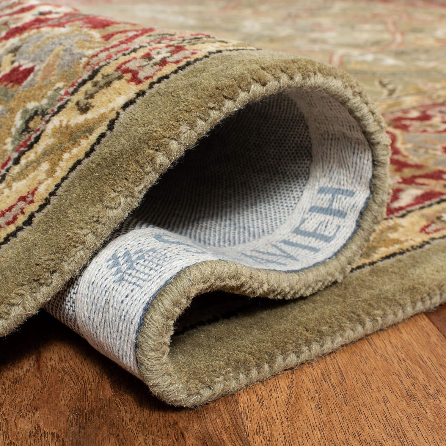 Persian Legend PL819 Hand Tufted Indoor Accent Rug - 2'x4' - Light Green/Rust - Safavieh