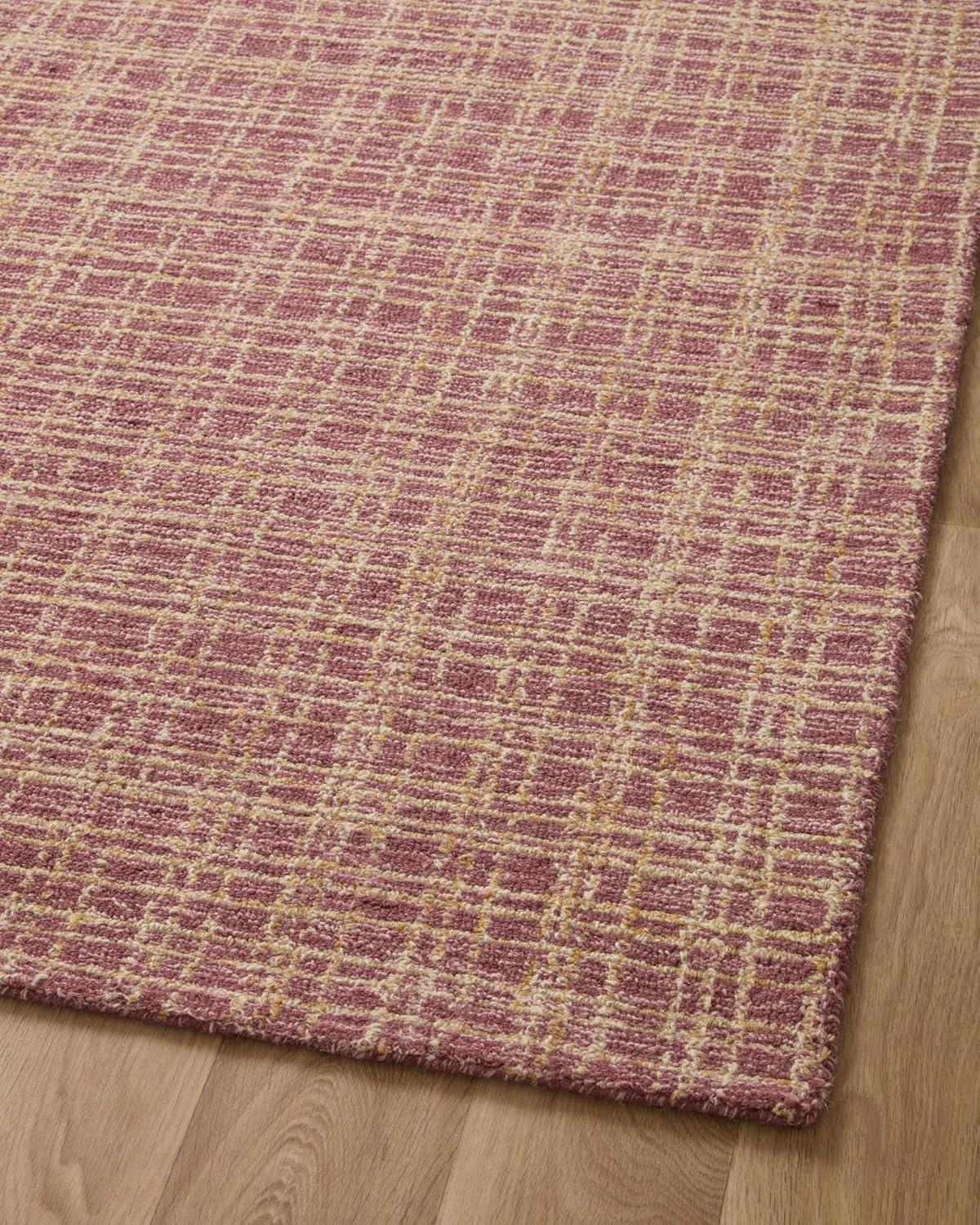 Polly I Hand-Tufted Wool Rug by Chris Loves Julia x Loloi - Berry and Natural / 2'6" x 9'9" Runner