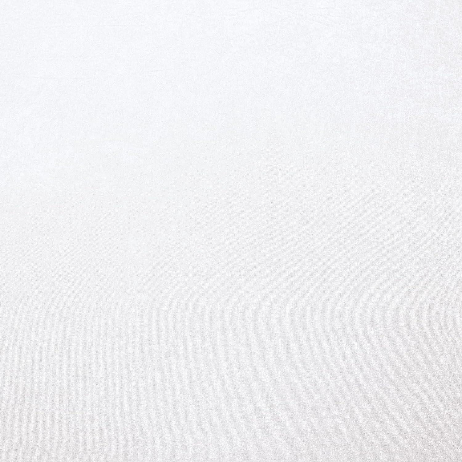 Achim Home Furnishing: Peri Window Curtain Panels with Tulip Tab Top, White, 52" x 84"