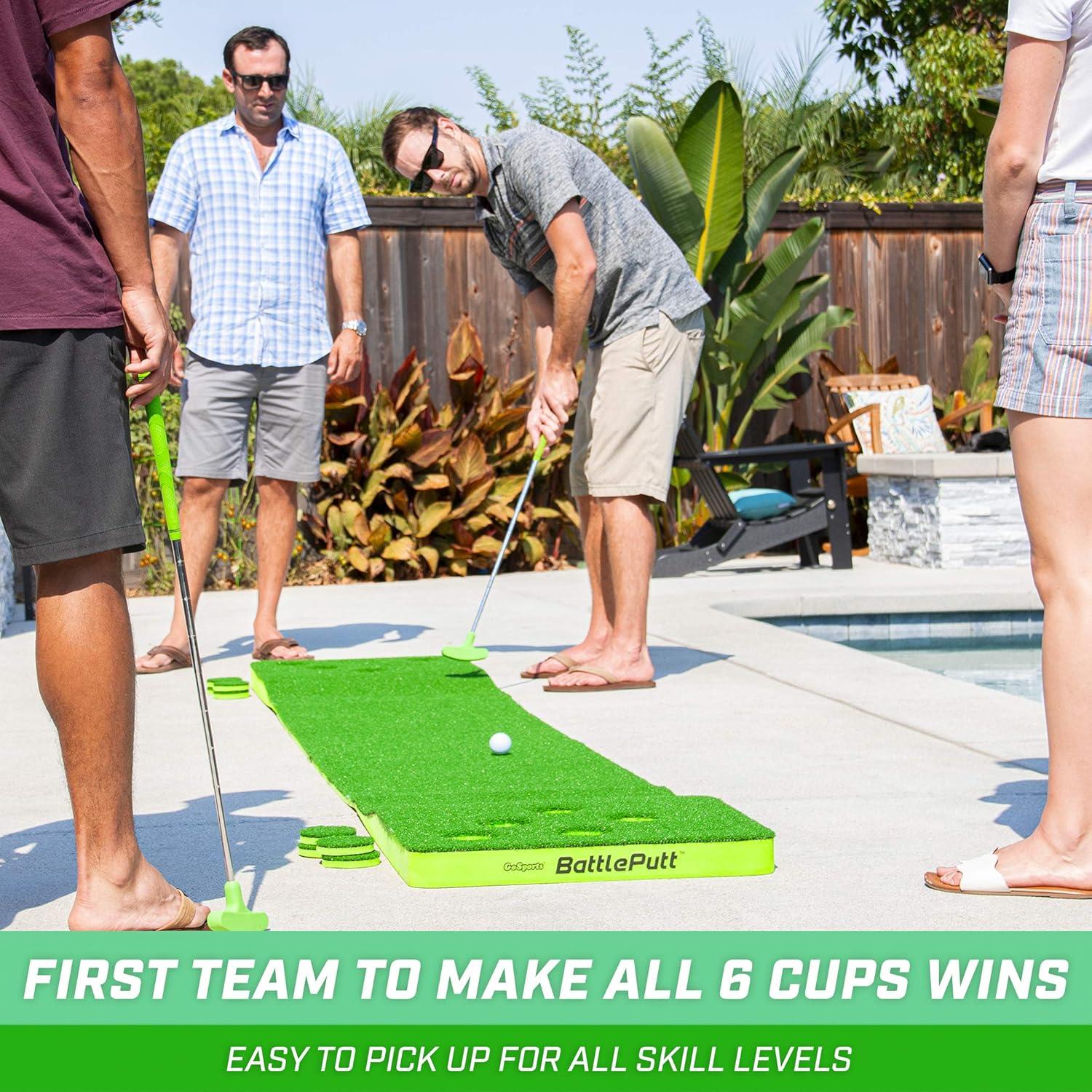 GoSports Battleputt 11ft Putting Game - Includes 2 Putters and 2 Golf Balls