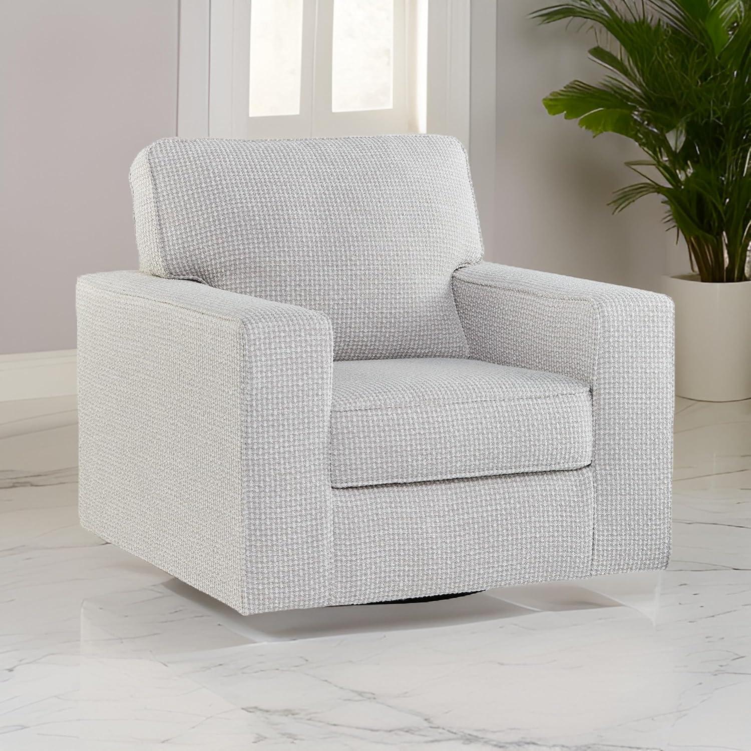 Ebern Designs Deivydas Upholstered Swivel Armchair