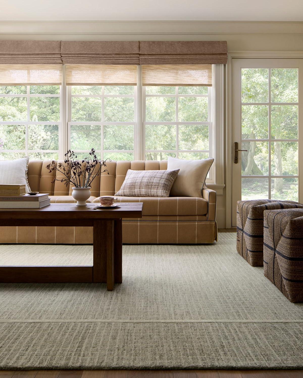 Chris Loves Julia x Loloi Briggs Sage / Ivory Area Rug