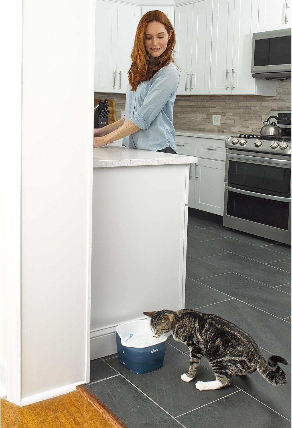 Oster Fresh Sips Less Stress Pet Water Fountain, 60 fl. oz. C42