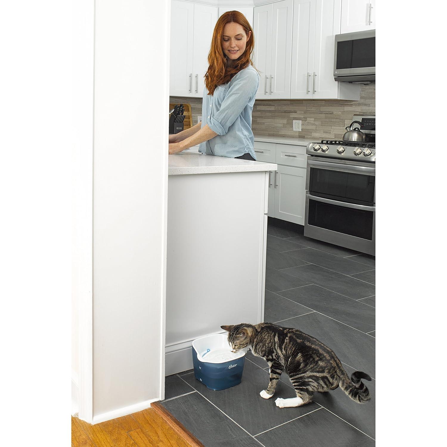 Oster Fresh Sips Less Stress Pet Water Fountain, 60 fl. oz. C42