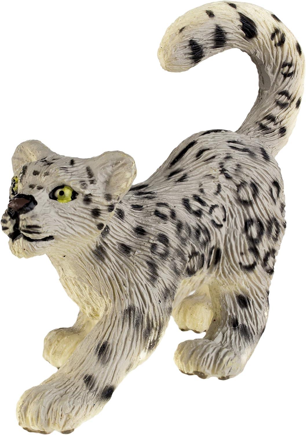Safari Ltd. | Snow Leopard Cub | Wild Safari Wildlife Collection | Toy Figurines for Boys & Girls