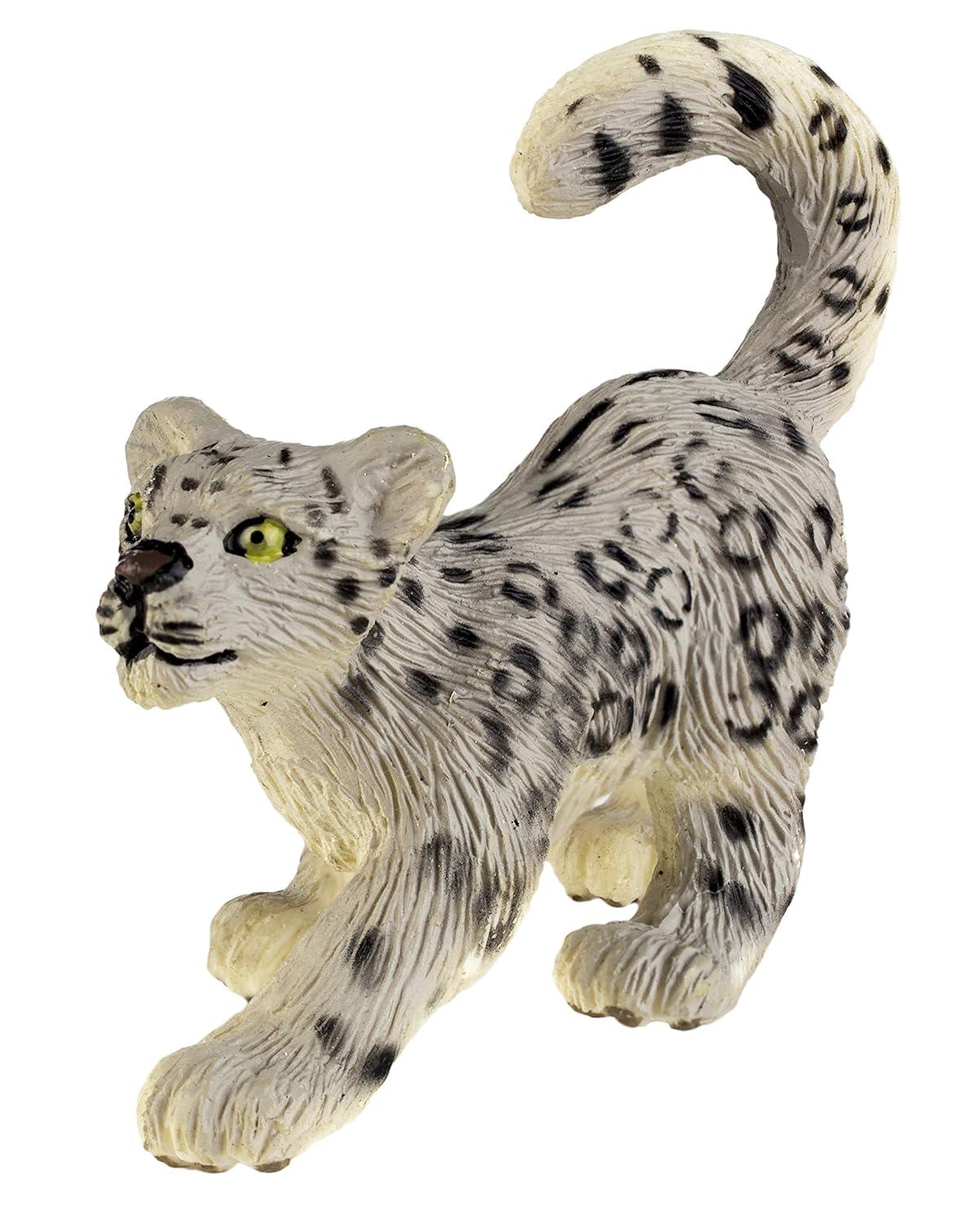 Safari Ltd. | Snow Leopard Cub | Wild Safari Wildlife Collection | Toy Figurines for Boys & Girls