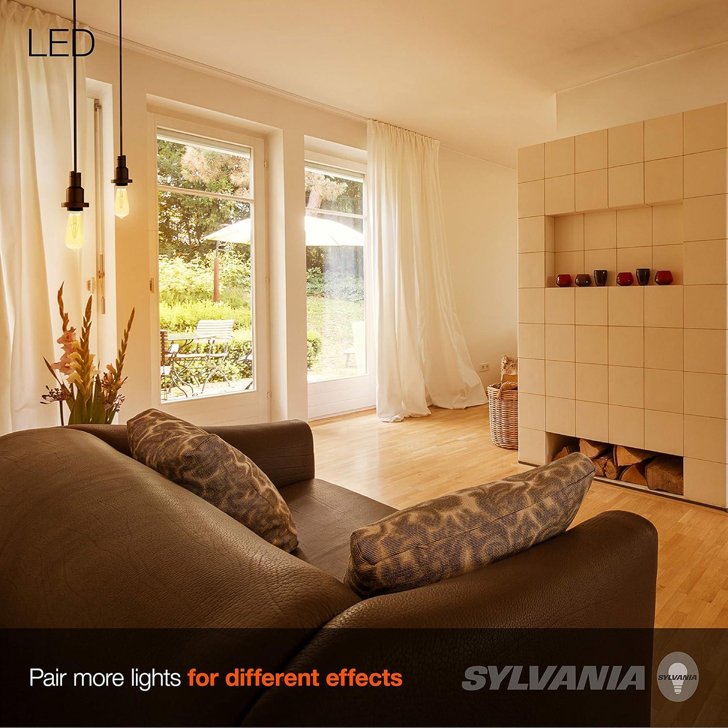 Clear Dimmable ST19 LED Bulb with Soft White Light