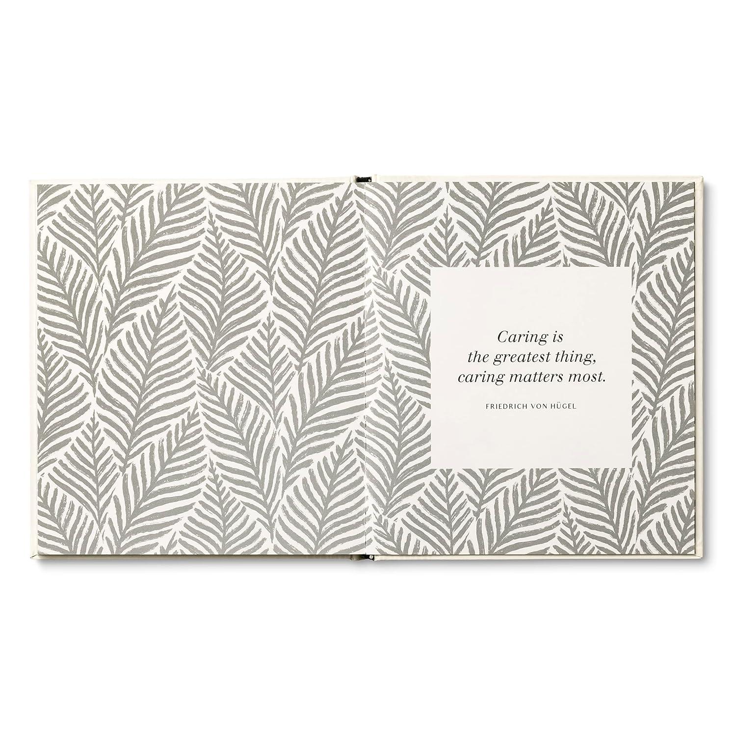 Elegant White Hardcover Self-Help Gratitude Book
