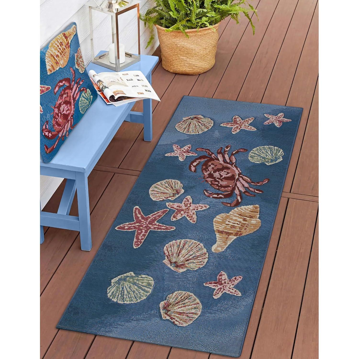 Liora Manne Marina No Decorative Addition Indoor/Outdoor Throw Pillow